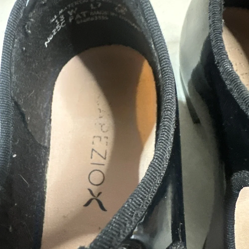 Capezio N625C Girls Size 13W Jr. Tyette Black Tele Tone Tap Shoes